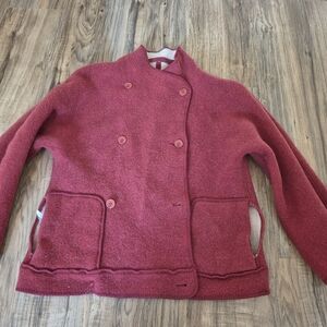 Vintage Weatherall Reversible Wool Jacket Size 14